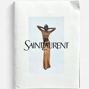 Saint Laurent 2023 collection by Anthony vaccarello oversized lookbook